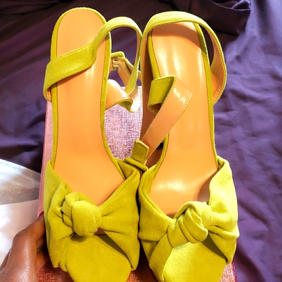 Shoes Lime Green Heels Poshmark